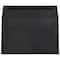 JAM Paper A10 Black Linen Recycled Invitation Envelopes